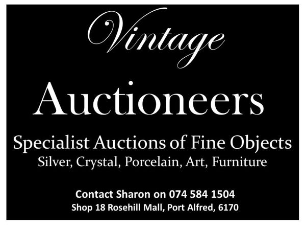 VINTAGE AUCTIONEERS - THURSDAY 27 NOVEMBER 2025